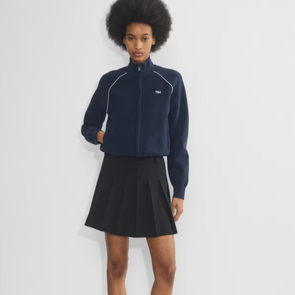 ARITZIA - Sunday Best - Black Olive Micro Pleated High-Waist mini Skirt - Size 4 - Picture 11 of 16